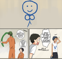 cheesecakeri:  What if Midorima’s artistic skills are the same as Aomine.. 