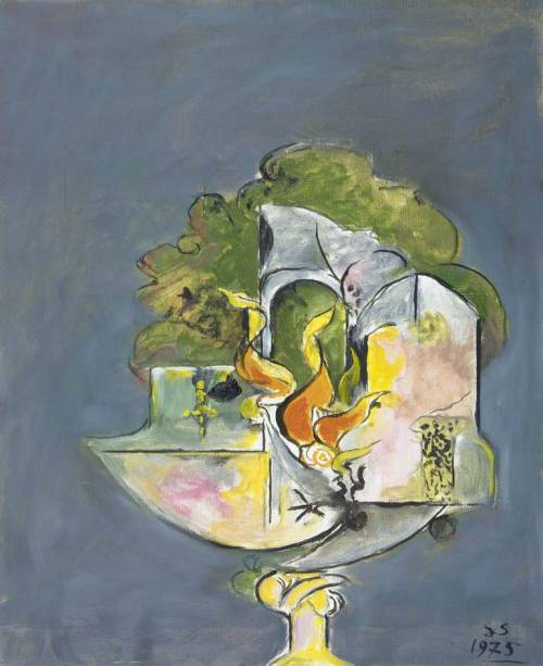 Study of Rock and Flames, 1975, Graham Sutherland