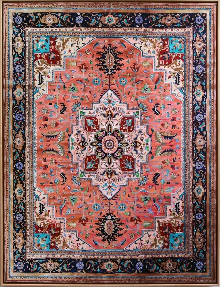 crossconnectmag:  Hand-Painted Carpets by Jason Seife Reinventing his favorite eras