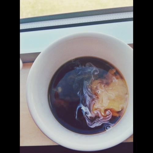 There were galaxies in my coffee the other day.