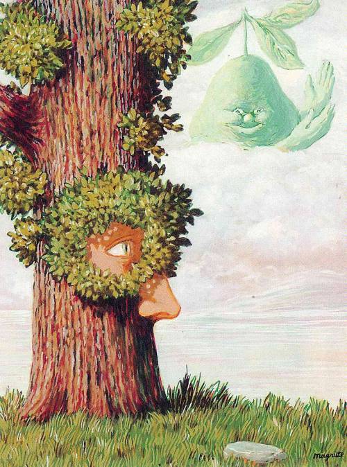 renemagritte-art:  Alice in Wonderland, 1945 Rene Magritte 