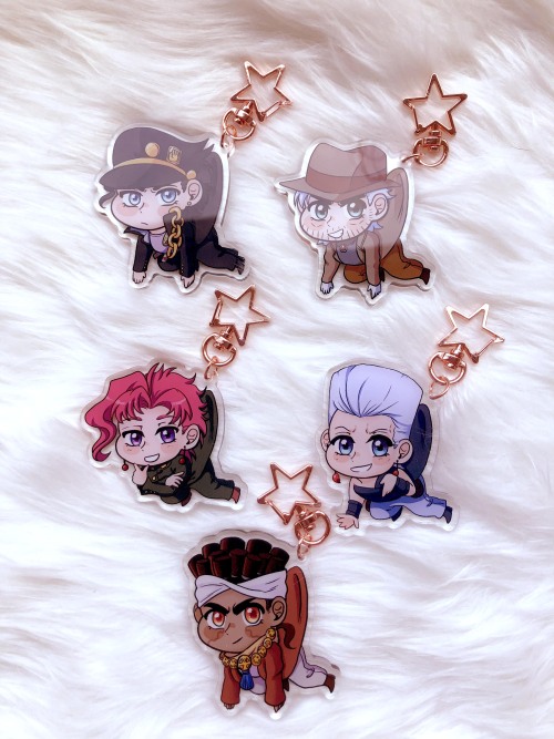 If you want one of these cute JoJo chibi pinch charms for yourself, check out my BigCartel.Shop:http