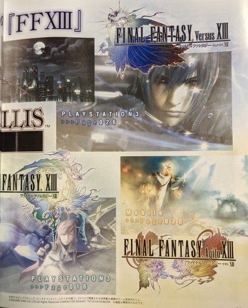 nanakibh:Weekly Famitsu from June 2nd, 2006Final Fantasy Agito XIII Interview With Hajime Tabata &am