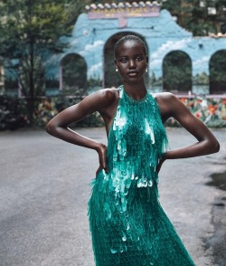 midnight-charm:  Adut Akech photographed by Cass Bird for WSJ. Magazine February 2019Stylist: George CortinaHair: Tamara McNaughtonMakeup: Frank B.