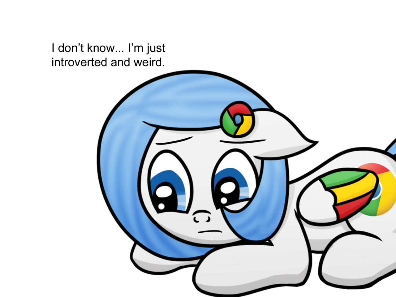 ask-googlechrome:  ((I realized that I tend to include a lot of my own emotions when