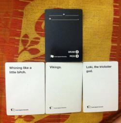 manifesteddreams:  I played Cards Against