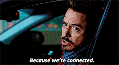 marvelgifs: Admit it, you need me. We’re connected.