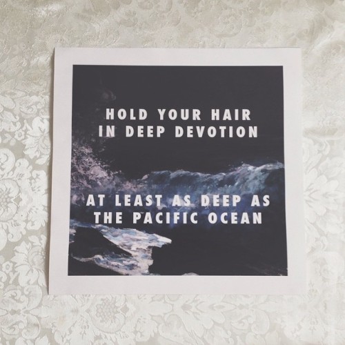 blindcinema: Bought this art print because this song tears me apart every. damn. time.