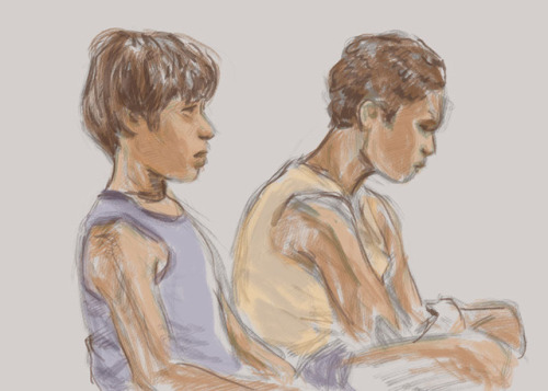 boy sketches