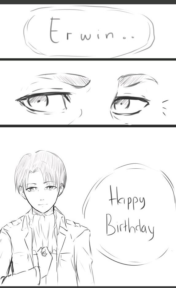 rivaillevi-heichou:  ame801:  i’m sorry i’m late sorry for the lack of eruri