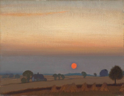 yesseptember: Sir George Clausen (1852-1944) - Sunset