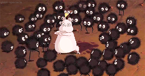 ghibli-spectacle:  ♔ Ghibli Trivia  “Cutting the line” is a japanese good-luck