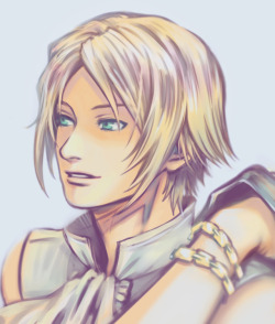 greysfall:  The Prince!!!Who is surprisingly hard to draw!!! May His Fabulousness forgive my incompetency :’( Ahhh now I wish I could see Nomura’s original concept draft of him, a facial close-up would be good :’(   