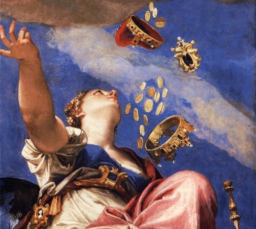Juno Showering Gifts on Venice (detail), Paolo Veronese.