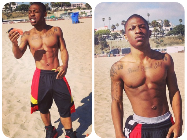 theblackclarkkent:  marc86jcob:  OMG HE WENT FROM THAT LIL BOY TO ALL THIS SEXY ASS