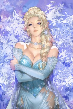 tonyloki:  개봉전 동심파괴!       Elsa by Ham Sung-choul             