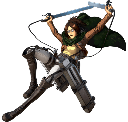 I really love Hanji and Erwin’s transparents from the 2nd Koei Tecmo SnK game - so dynamic! :O