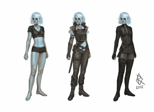 Just having fun concepting outfits for my PoE rogue character