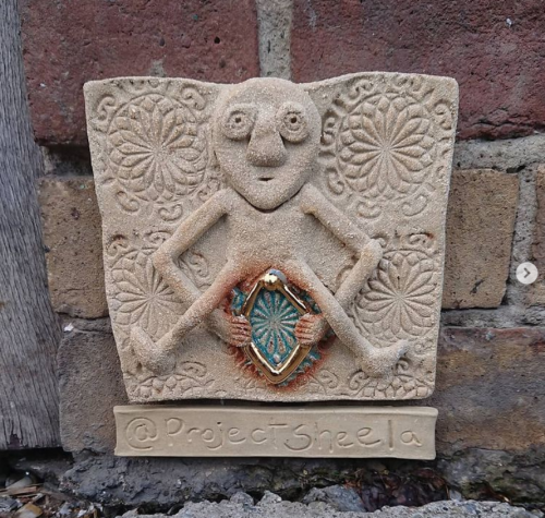 awed-frog:Irish feminists are reclaiming the ancient sheela na gigs images, which you find on church