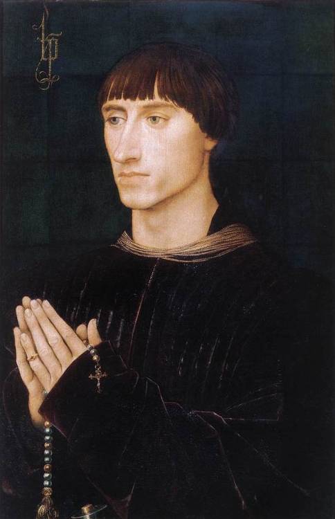 renaissance-art-blog:  Portrait of Philippe de Croy, 1460, Rogier Van Der Weyden