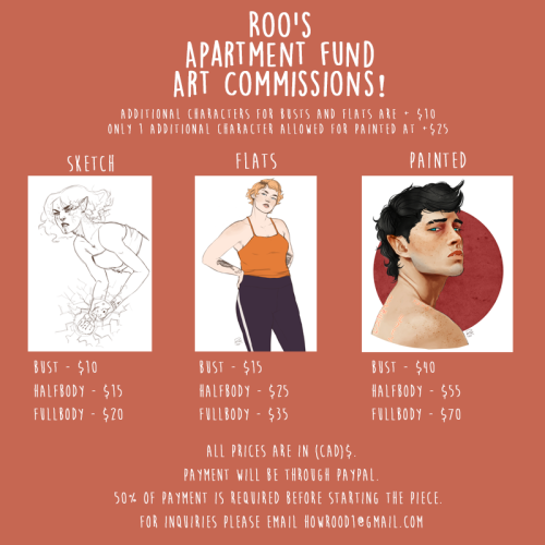 demroodles: That’s right, Im taking commissions! Currently looking to find a new residence and I nee