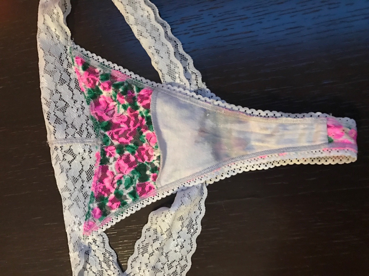 yummyusedpanties:  Authentic cum panties. Got fucked hard by my big cock daddy in