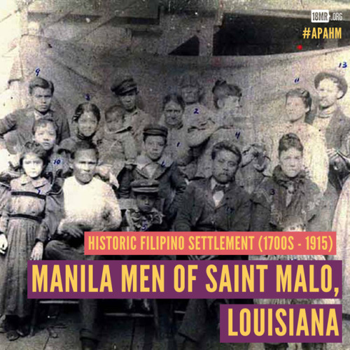 Saint Malo, Louisiana is considered to be the oldest Asian American settlement in the US. Oral histo