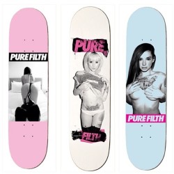 New decks by @purefilthmagazine dropping soon. Preorder one of myself and get a chance to win a sold out copy of my appearance in Pure Filth Magazine or one of @alyshanett to win the t-shirt she is wearing. thedeadbirdproject.bigcartel.com