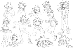 Some loose character sheets for Katie and