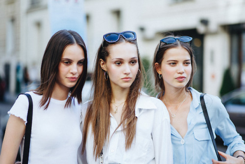 clichey: Charlie’s Angels: Yvonne Bevanda, Michelle Gutknecht, Sara Wittgruberova by Jean Bapt