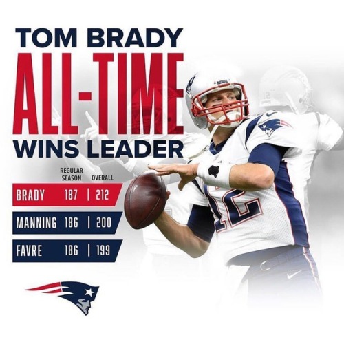 nepatriotsfanpage: Brady just doesn’t stop! The GOAT; Congrats! #tombrady #patriots #gopats TH