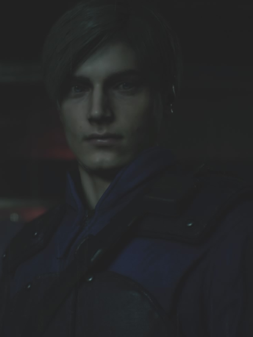 a picture tribute to resident evil 2 remake baby Leon❤️