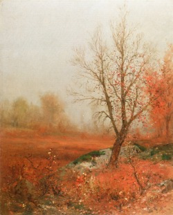 Catonhottinroof: Jervis Mcentee      A Misty Day, November  