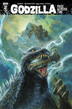 theartofthecover:  Godzilla: Rage Across Time # 2Art by: Bob Eggleton