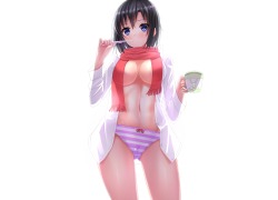 sexybossbabes:  NAKED HENTAI BABES // **uncensored Hentai** my Twitter: @Sxybossbabes// picture source: Konachan.com  -  all rights refer to the owner ! NSFW !