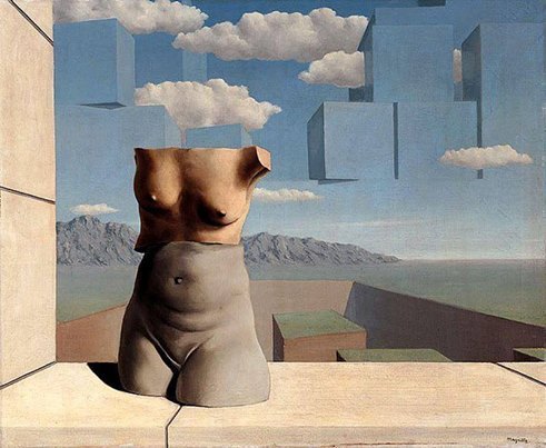 adreciclarte:  Les Marches de l’Été, 1938 by René Magritte