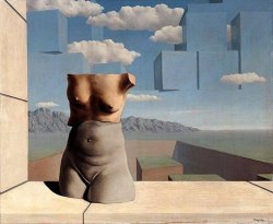 Adreciclarte:  Les Marches De L’été, 1938 By René Magritte