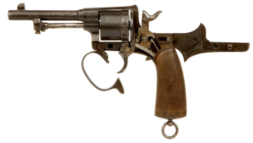 The Austrian Rast Gasser Model 1898Introduced in 1898, the Rast Gasser was a double action revolver 