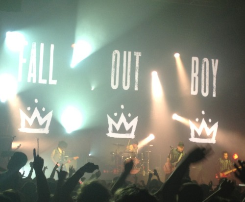 idiotshitbaby:fall out boy @ terminal 5, NYC (5.29.13)