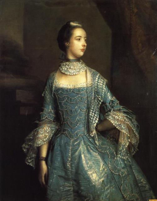 artist-joshua-reynolds: Mrs. Francis Beckford, 1756, Joshua ReynoldsMedium: oil,canvas