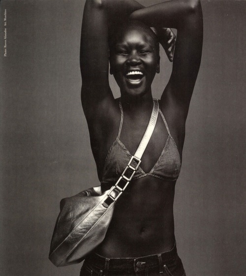 spacebetweenthenotes:Alek Wek photographed