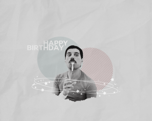 freddie-mercurys: ❝ I’m just a musical prostitute, my dear. ❞  Happy Birthday Freddie Mer