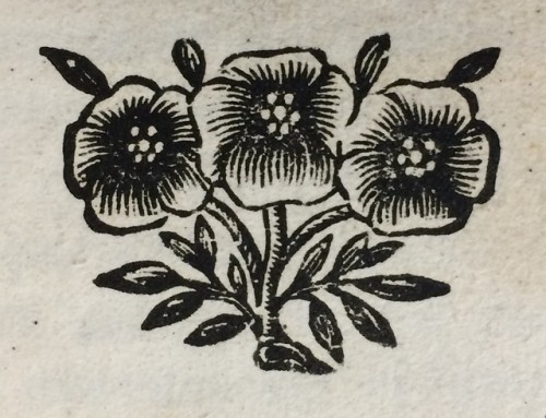 We’re tired of snow and ready for spring!
In celebration of the coming season we present a sweet title page decoration from a 1717 Italian book. Since florens is the Latin word for blooming, it is fitting for a book printed in Firenze, also known as...