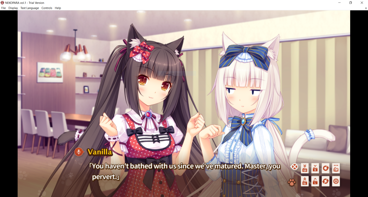 I’d play this game if I wasn’t constantly referred to as master and male, it