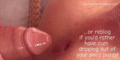 I know the sluts that are into humiliation would probably enjoy a hot, sticky facial,