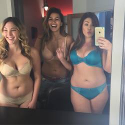 heynataliealvarado:  Another #nofilter, #noediting, #nobullshit photo! Just 3 badass chickas having a good fun time! #tbt #models #naturalmodelsla #curvy #honormycurves #plusisequal #skivvies #digitals #models #itsnatural #realnotretouched #lovethem