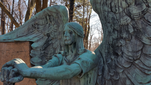 leucrotta:I finally got to visit one of my favorite statues in the world, the Angel of Death Victori