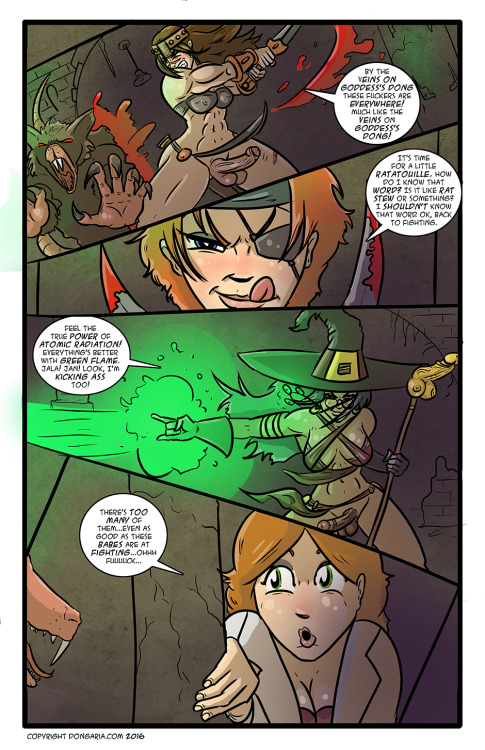 Babes of Dongaria Chapter 3 Page 13: Rat Smashin’Action! Adventure! Dong Battles! Please leave
