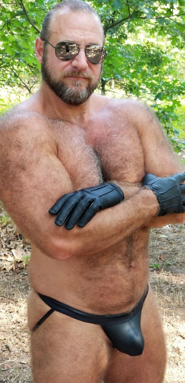 daddiesnextdoor:  boatinrob:More leather campgroundWant to see more hot hairy daddies, bears, and silver foxes? Follow me! My queue is always full and my inbox is always open.19k+ followers can’t be wrong. Join us at: http://daddiesnextdoor.tumblr.com