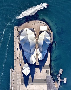 dailyoverview: The Sydney Opera House hosts more than 1,500 shows each year in its various performance halls, drawing a total attendance of approximately 1.2 million people. While the building’s famous “shell” design appears uniformly white from